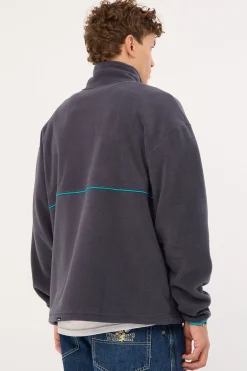 Sphere Quarter Zip Polar Fleece India Ink