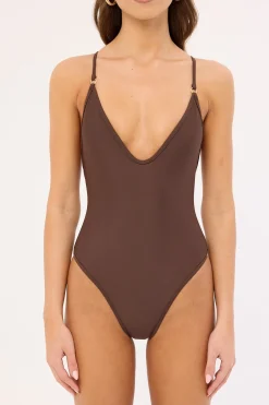 Spice Sunset One Piece Brown