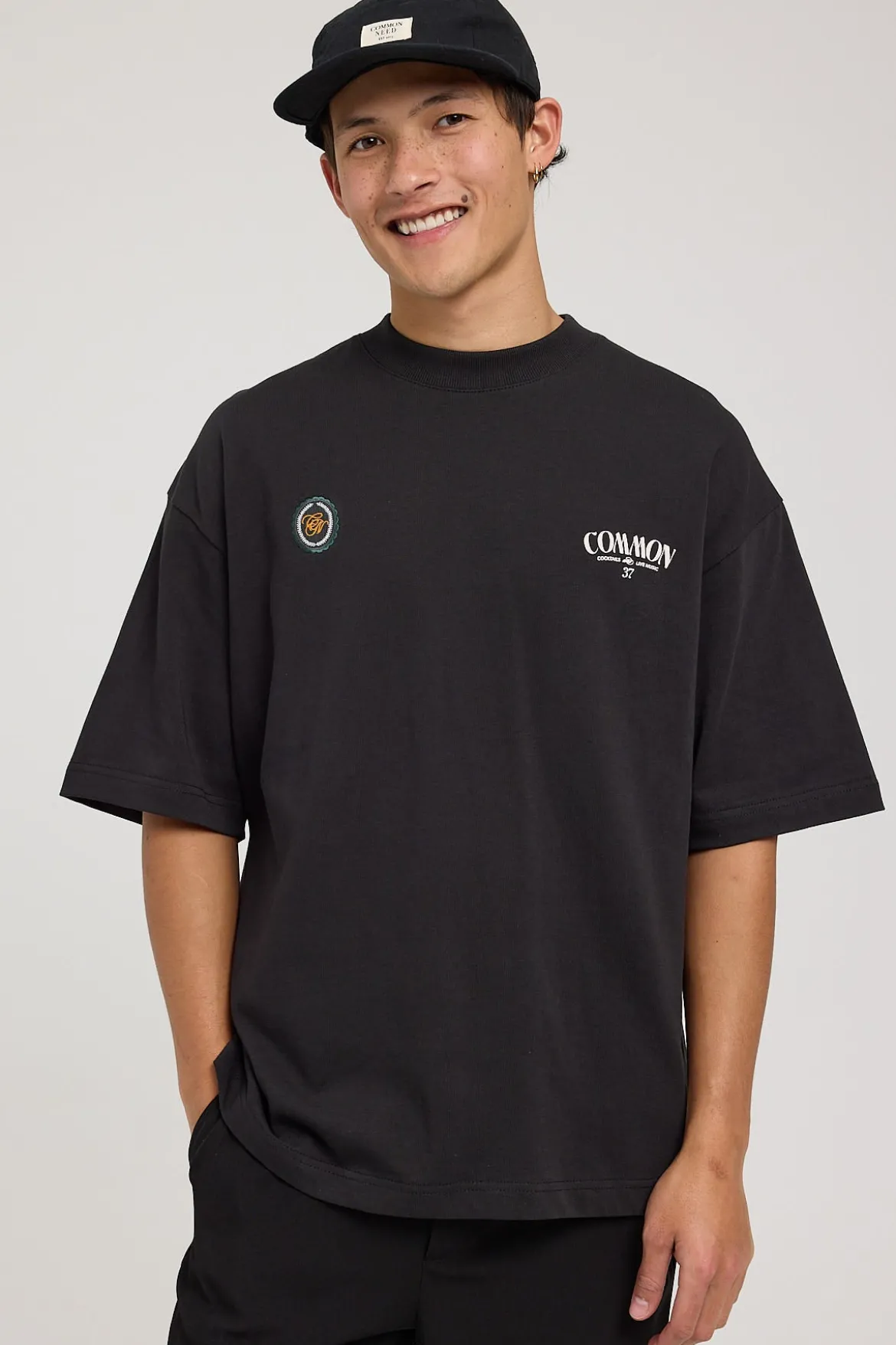 Spiced Whiskey Heavyweight Easy Tee Night Black