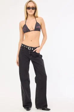 Spire Star Bralette Washed Black