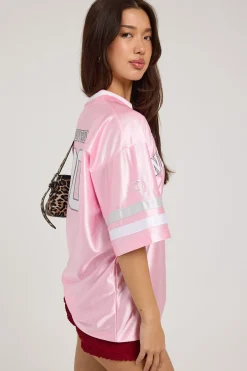 Spirit Number V Neck Jersey Pink