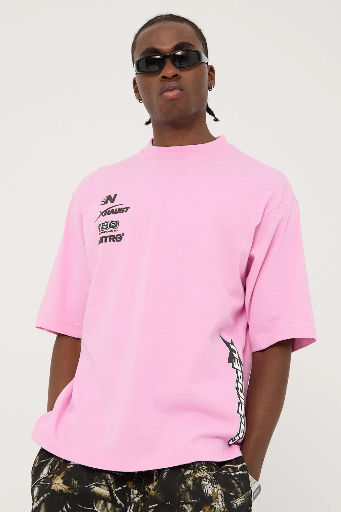 Spoiler Street Super Heavy Tee Pink