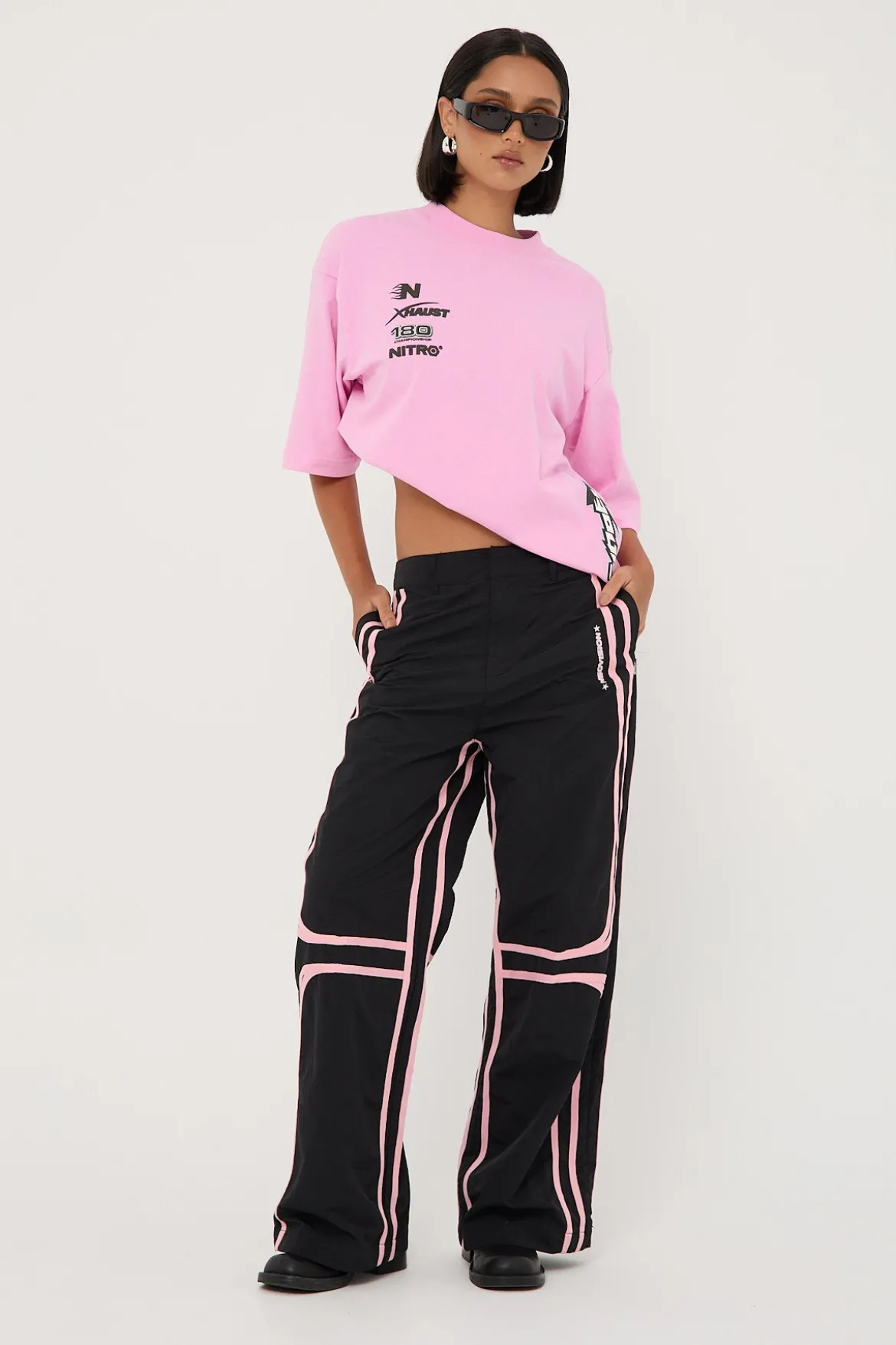 Spoiler Street Super Heavy Tee Pink