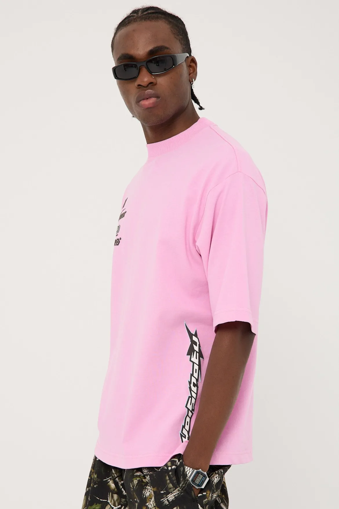 Spoiler Street Super Heavy Tee Pink