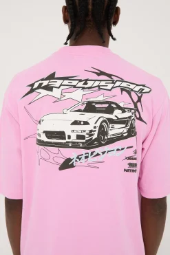 Spoiler Street Super Heavy Tee Pink
