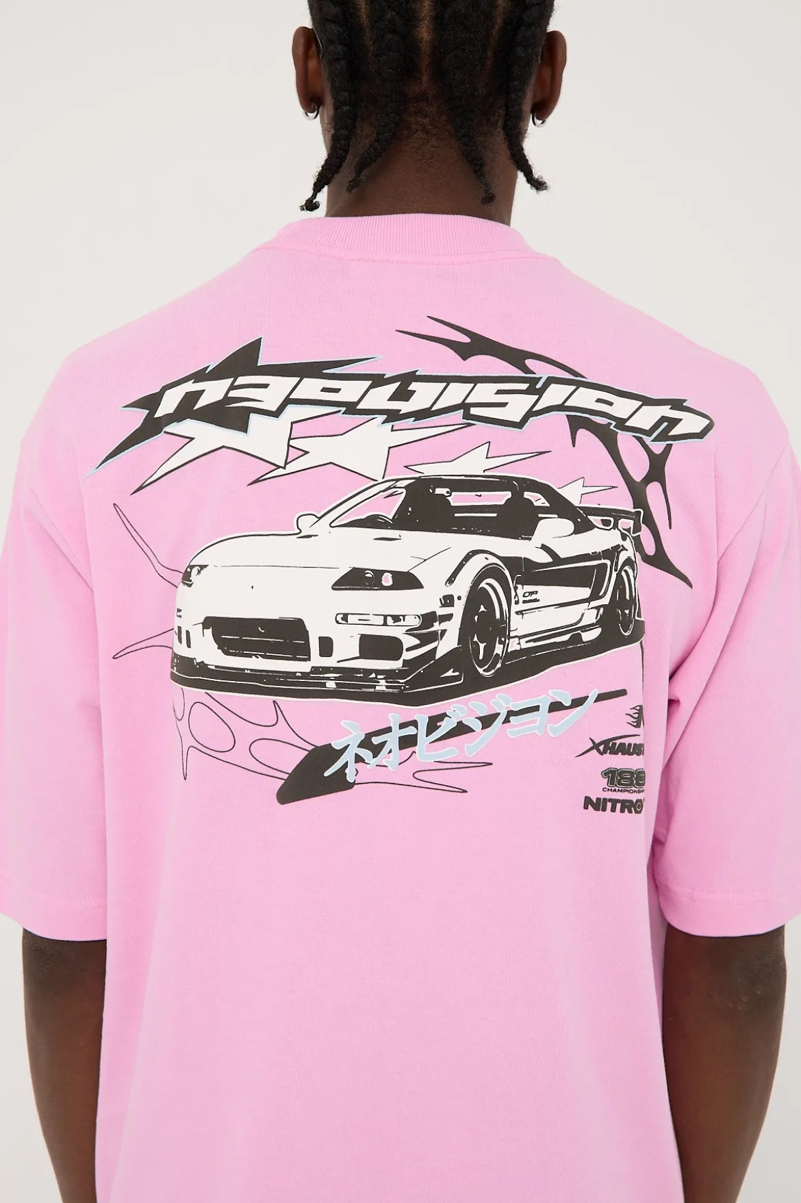 Spoiler Street Super Heavy Tee Pink