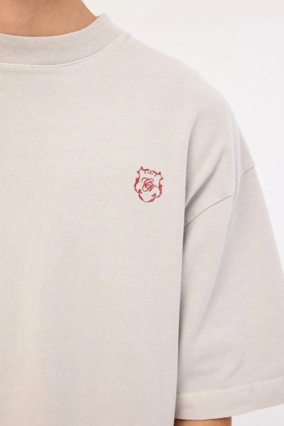 Sporting Brushed Easy Tee Washed Ice Grey