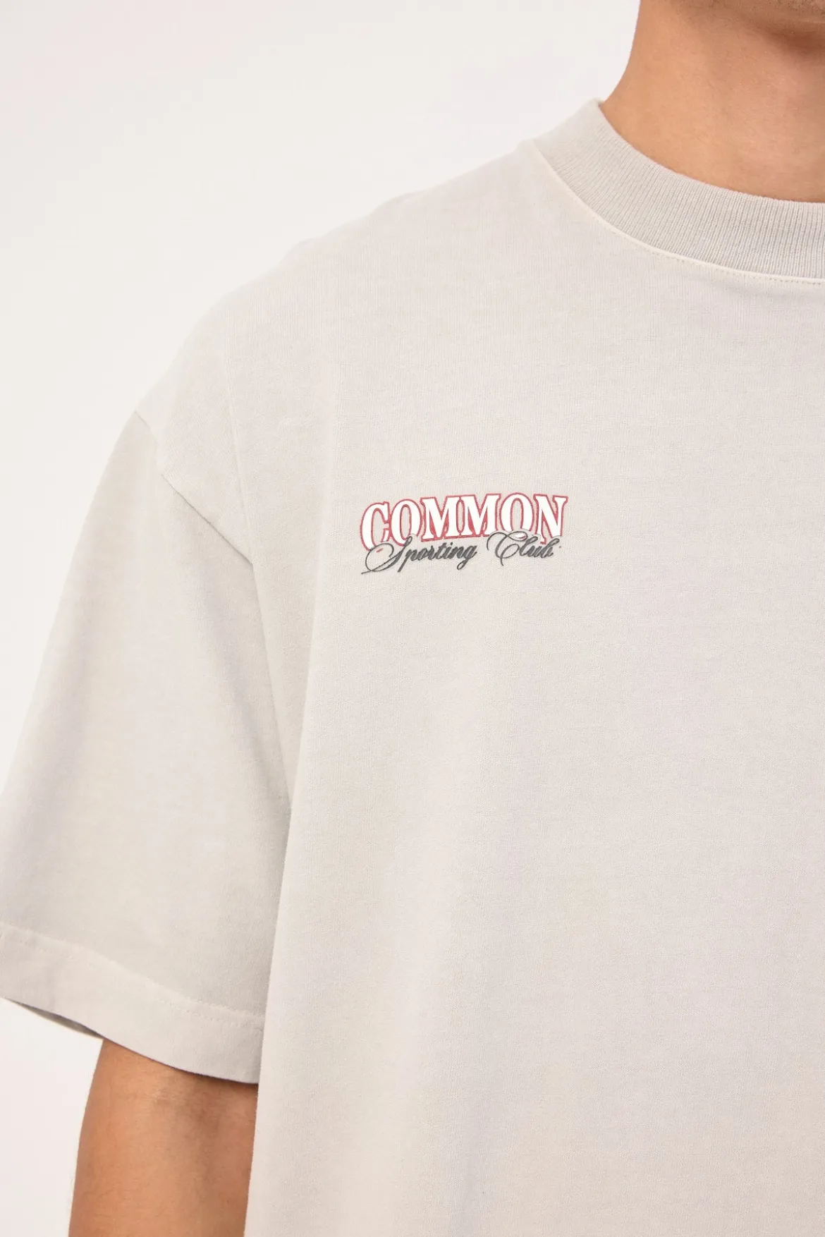 Sporting Brushed Easy Tee Washed Ice Grey