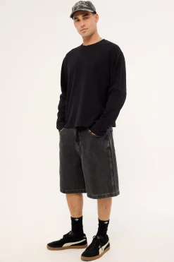 Spray Bull Denim 91 Short Washed Black