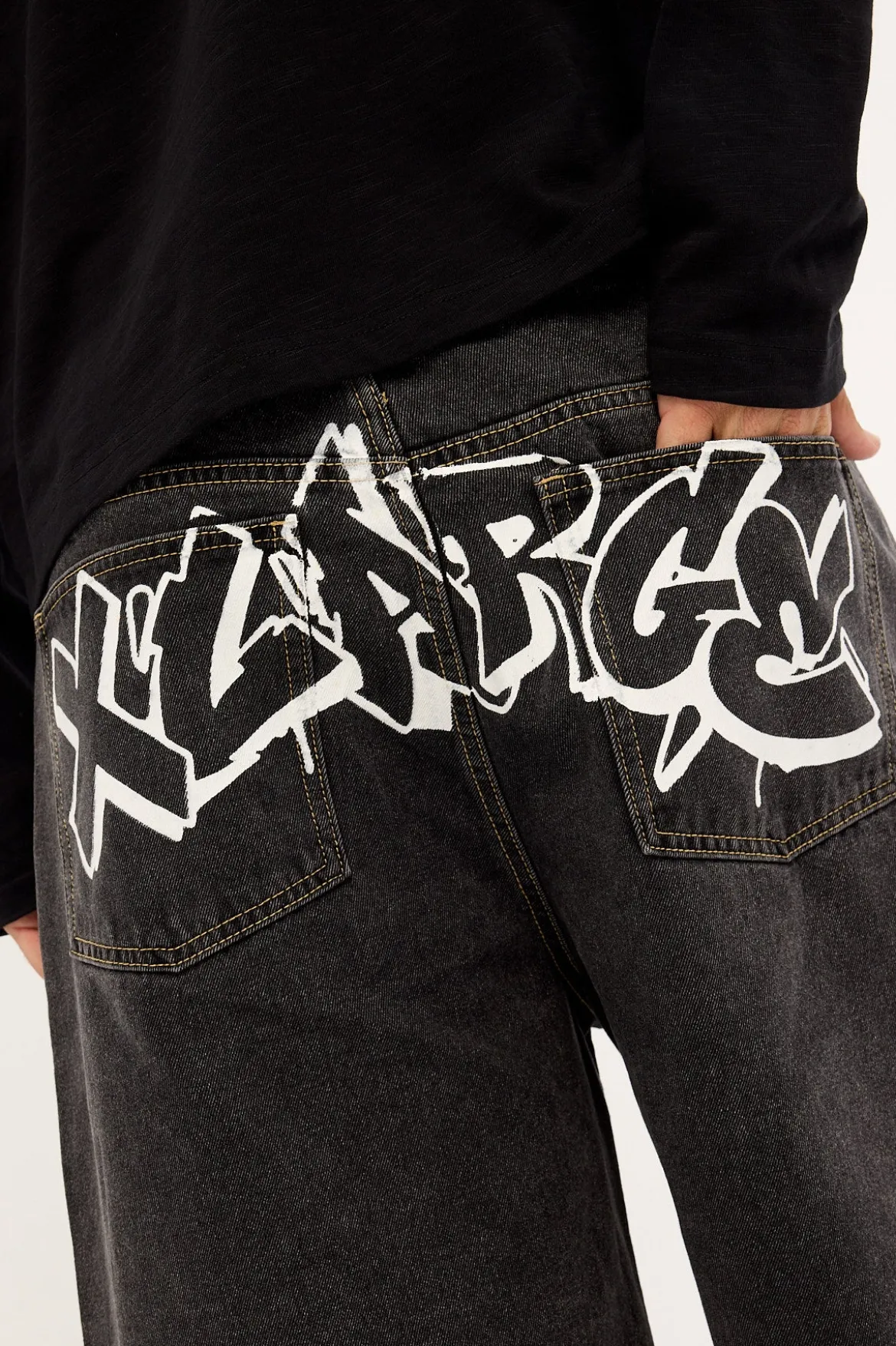 Spray Bull Denim 91 Short Washed Black