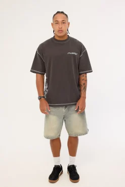 Spyro 2.0 Cropped Tee Charcoal