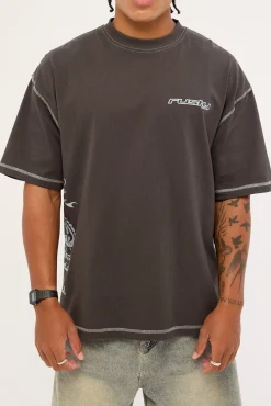 Spyro 2.0 Cropped Tee Charcoal