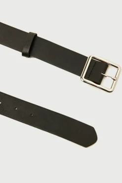 Squared Belt Black/Silver