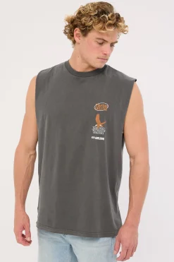 1st Grade Service Merch Fit Muscle Tee Merch Black