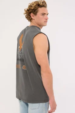1st Grade Service Merch Fit Muscle Tee Merch Black