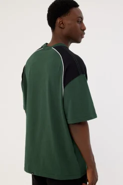 Stakes Are High Box Fit Oversize Tee Sycamore Green