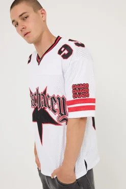 Star Football Jersey White/Red