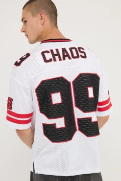 Star Football Jersey White/Red