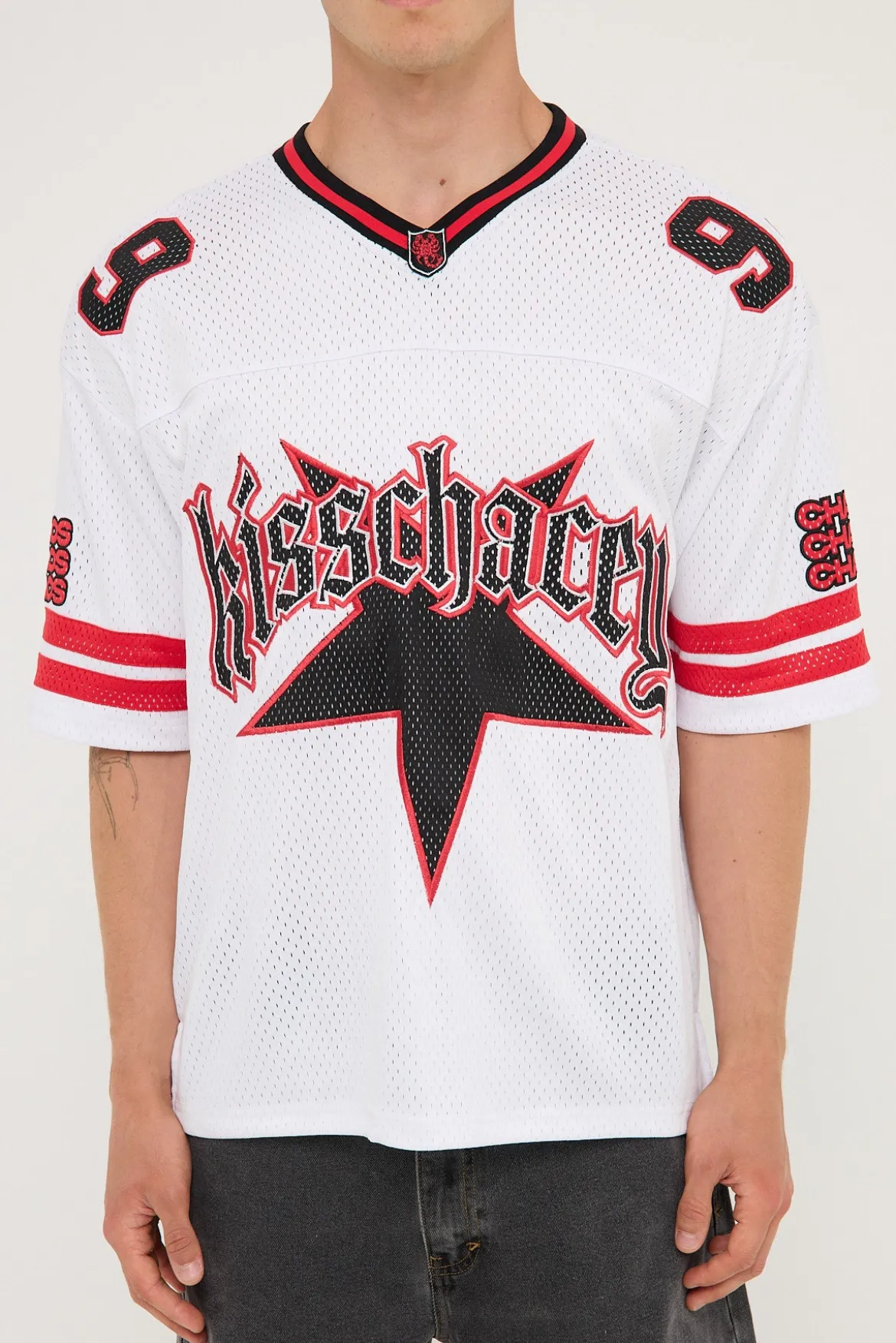 Star Football Jersey White/Red