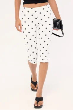Starlet Capri Cream Polka