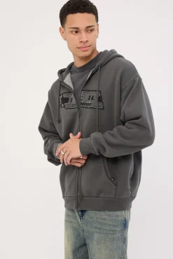 Starpower Zip Hood Fleece Merch Black