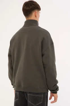 Starter Panel 1/4 Zip Sweat Ink