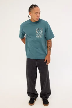 Steel Heart Street Tee Bright Teal