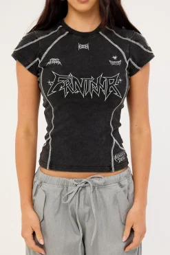 Steelheart Nano Tee Washed Black