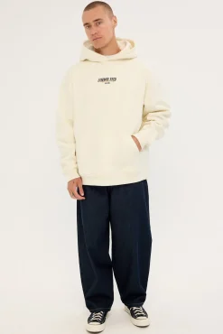 Steer Boxy Hoodie Off White