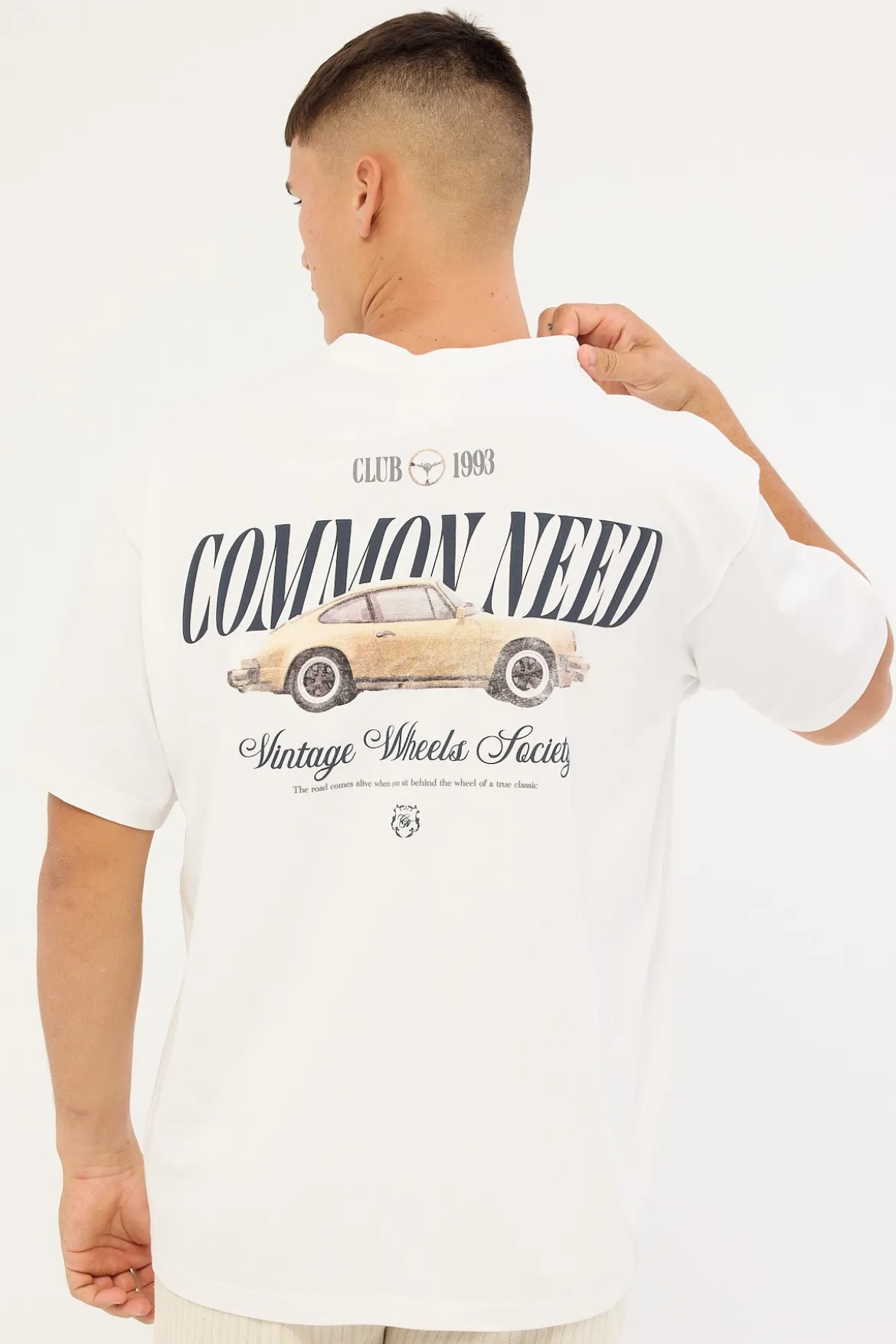 Steer Heavyweight Boxy Tee White