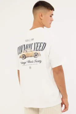 Steer Heavyweight Boxy Tee White