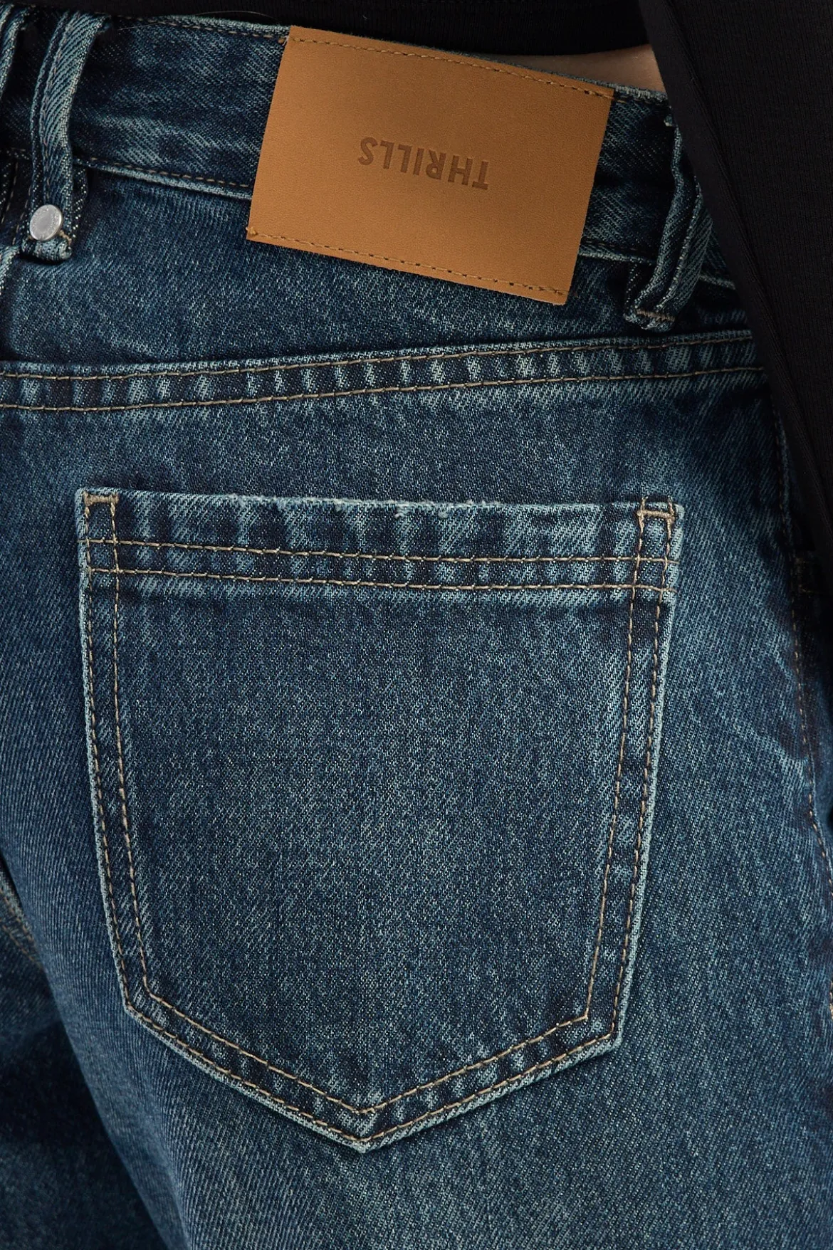 Stevie Mid Straight Jean Teal Blue Used