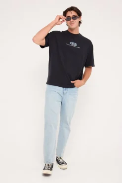 Still Life Box Fit Oversize Tee Anthracite