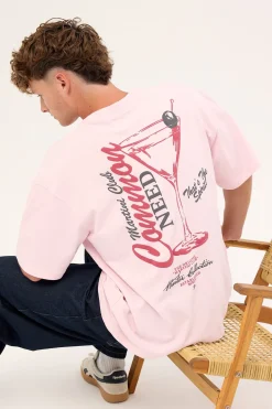 Stirred Heavyweight Easy Tee Floss Pink