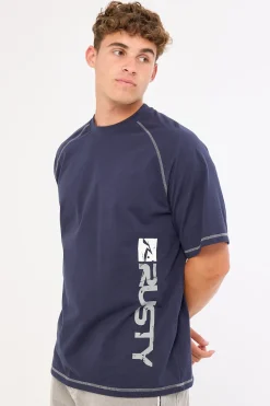 Stone Cold Tee Navy Blue