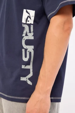Stone Cold Tee Navy Blue