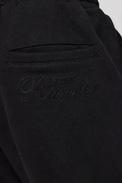 Straight Leg Track Pant Black