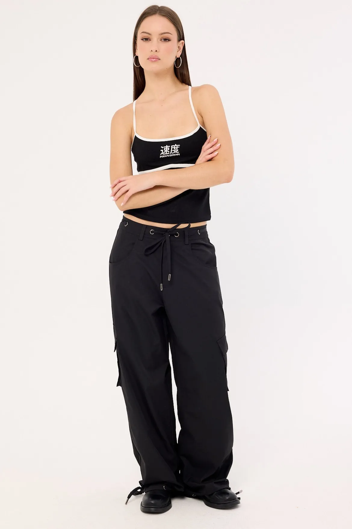Strata Cargo Pant Black