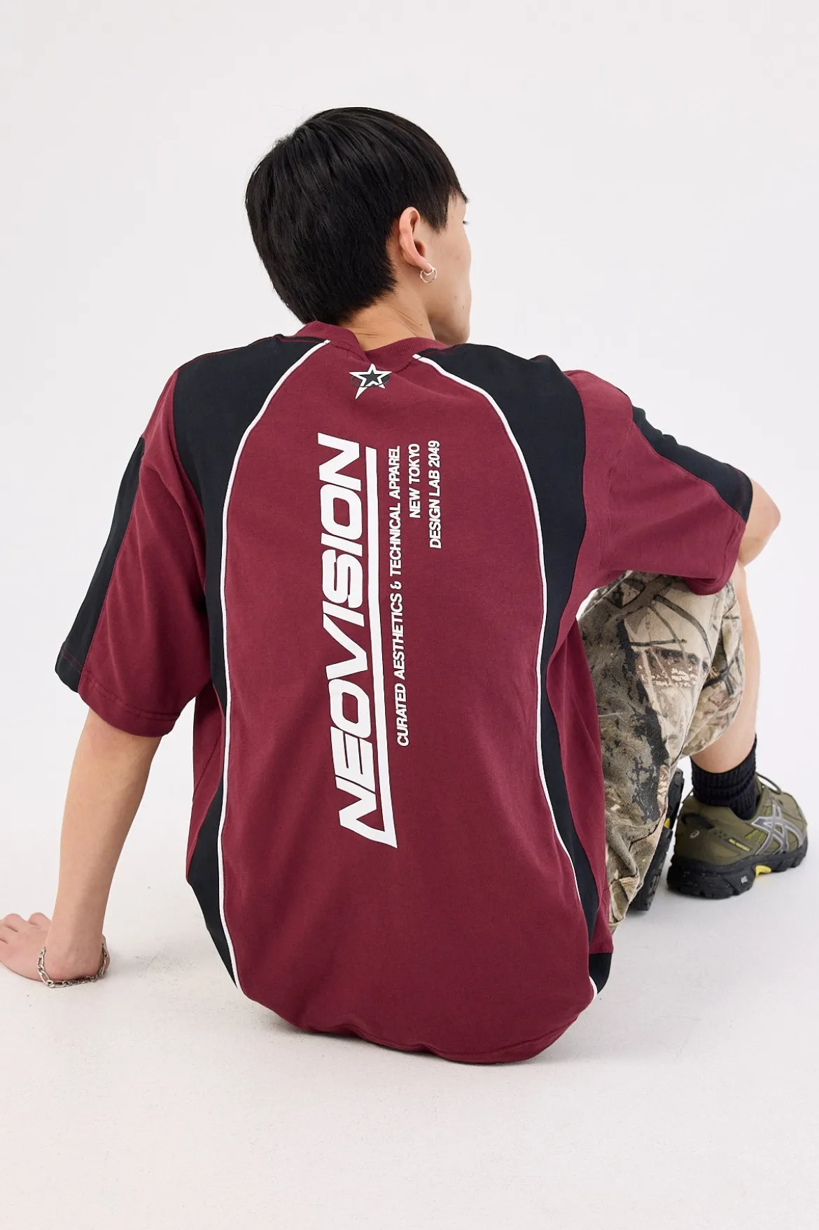 Stratum Oversize Super Heavy Tee Merlot
