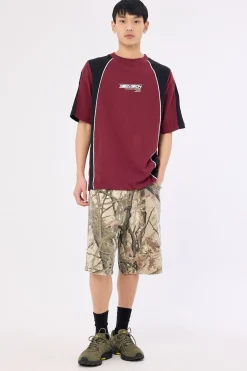 Stratum Oversize Super Heavy Tee Merlot