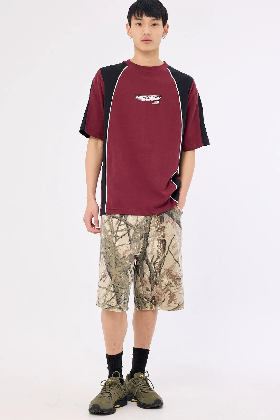 Stratum Oversize Super Heavy Tee Merlot