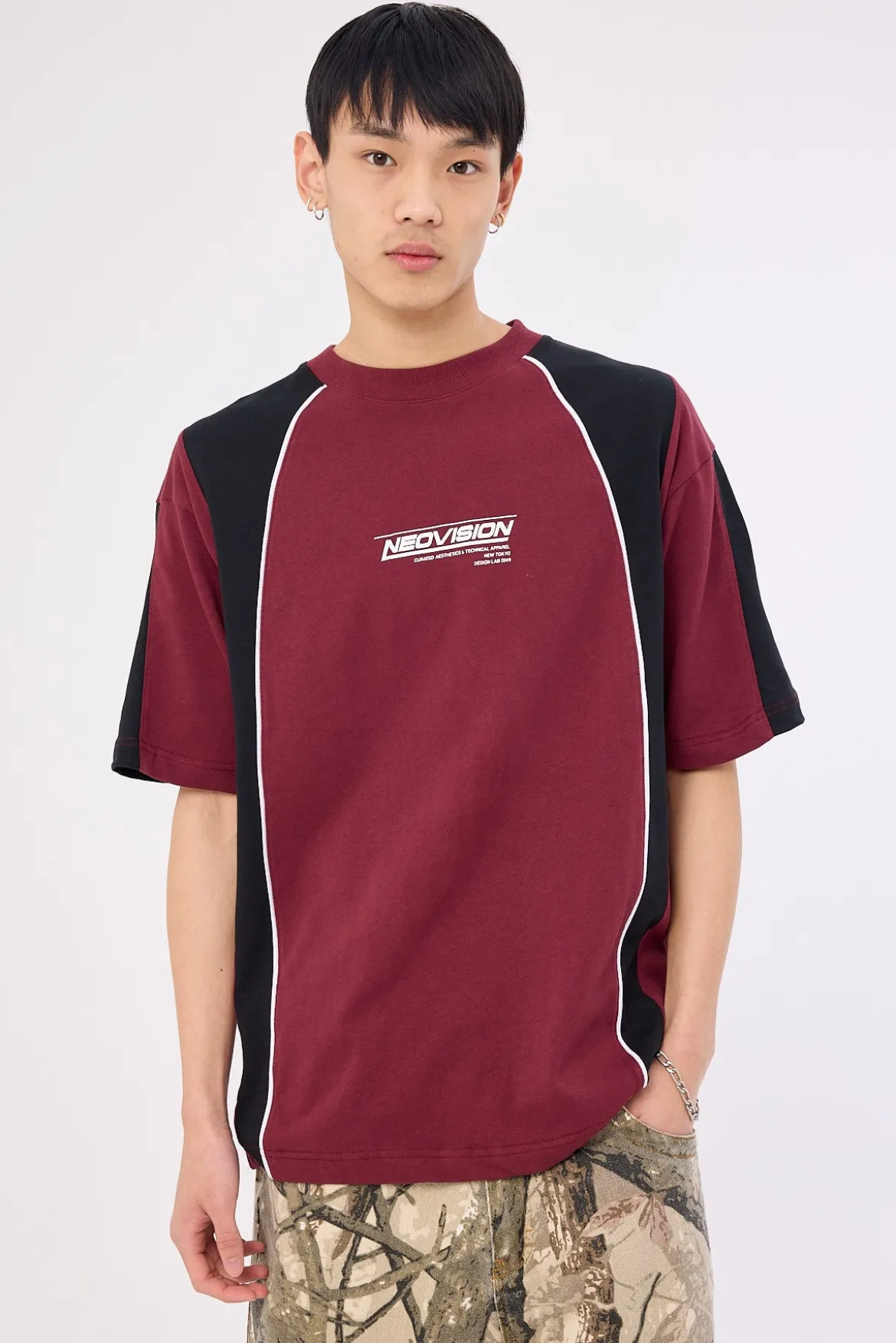 Stratum Oversize Super Heavy Tee Merlot