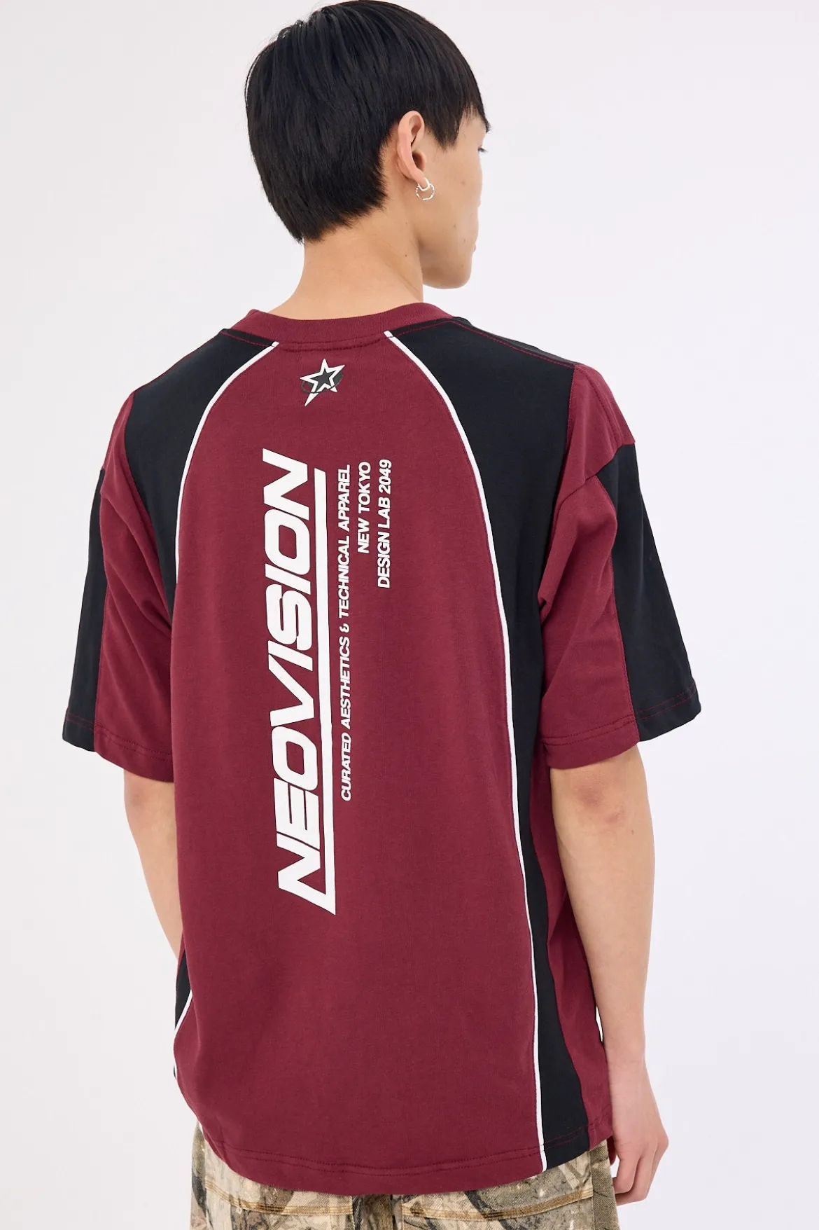 Stratum Oversize Super Heavy Tee Merlot