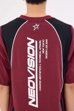 Stratum Oversize Super Heavy Tee Merlot