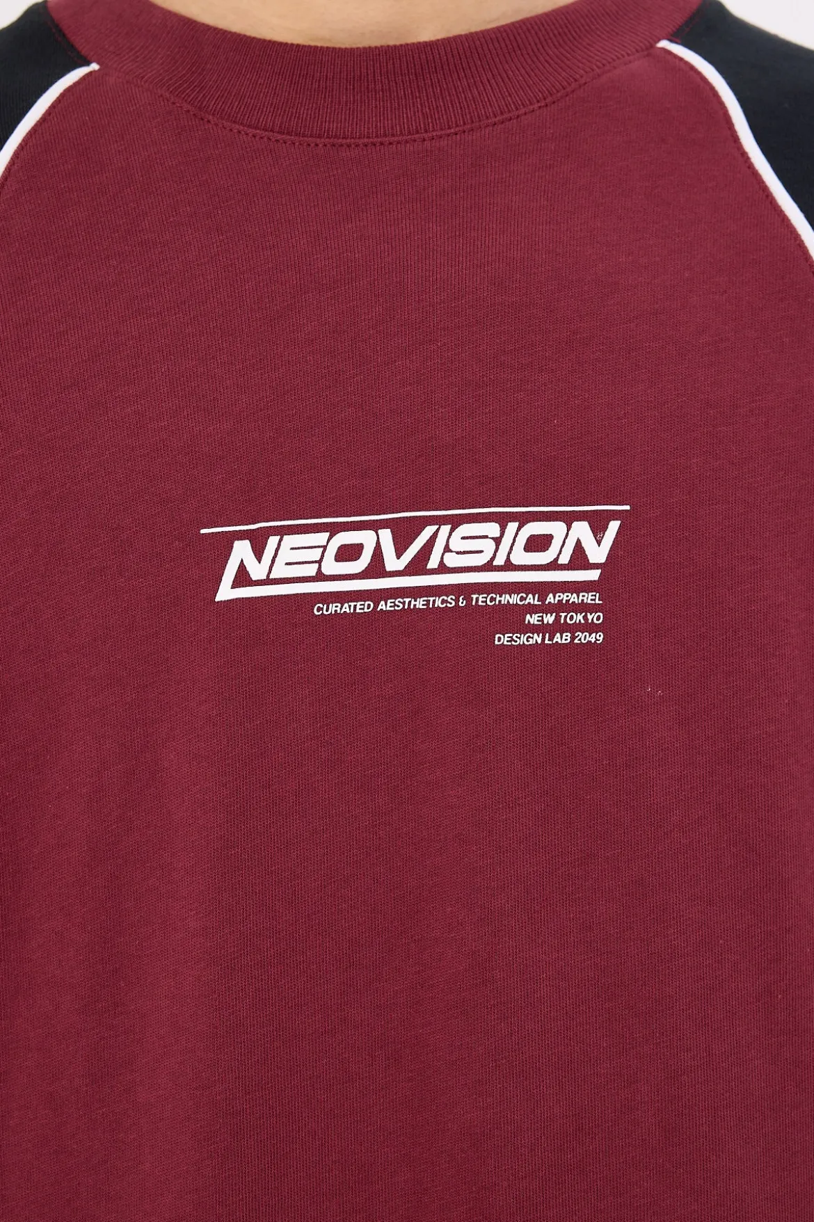 Stratum Oversize Super Heavy Tee Merlot