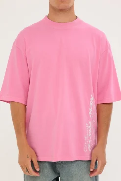 Stratus Street Super Heavy Tee Pink