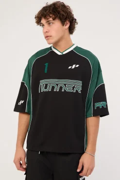 Striker Jersey Black Emerald