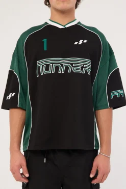 Striker Jersey Black Emerald