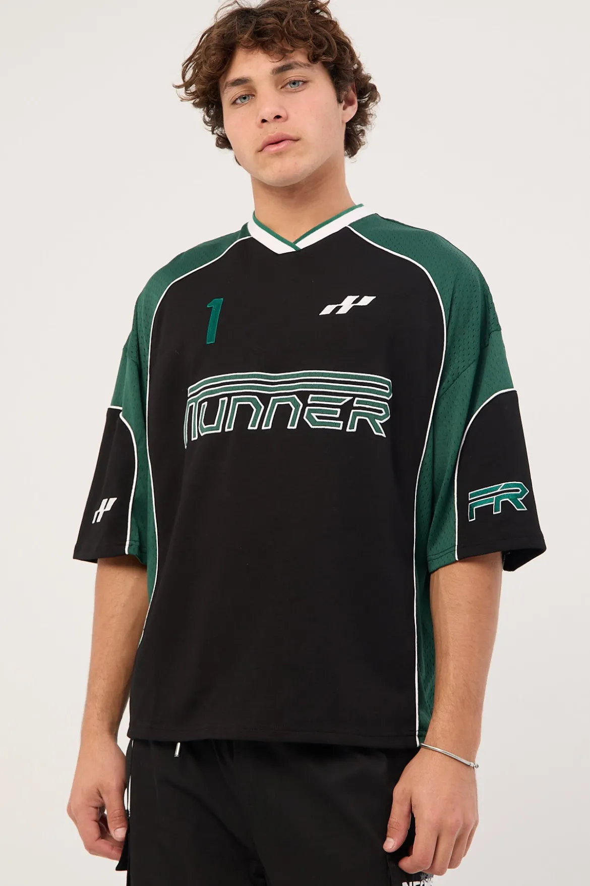 Striker Jersey Black Emerald