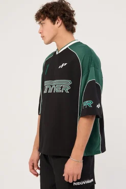 Striker Jersey Black Emerald